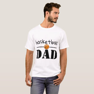 Basketball-Vater-Script-Typografie Ball Sport T-Shirt