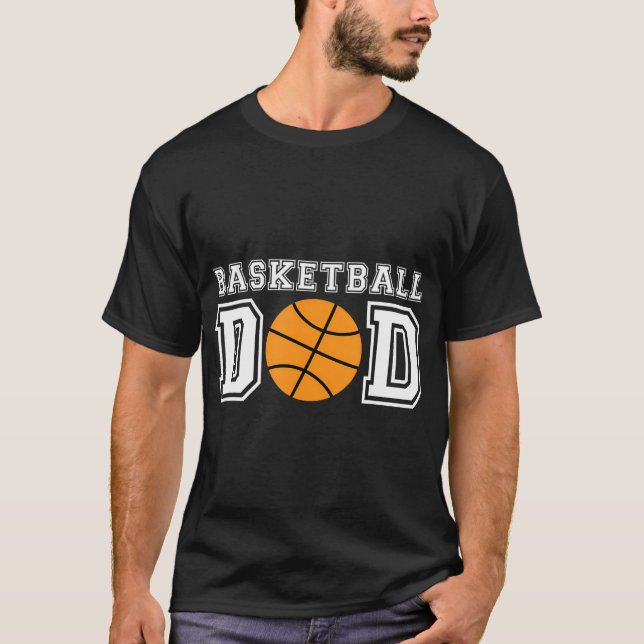 Basketball Vater Shirt Basketball Geschenk für Vat (Vorderseite)