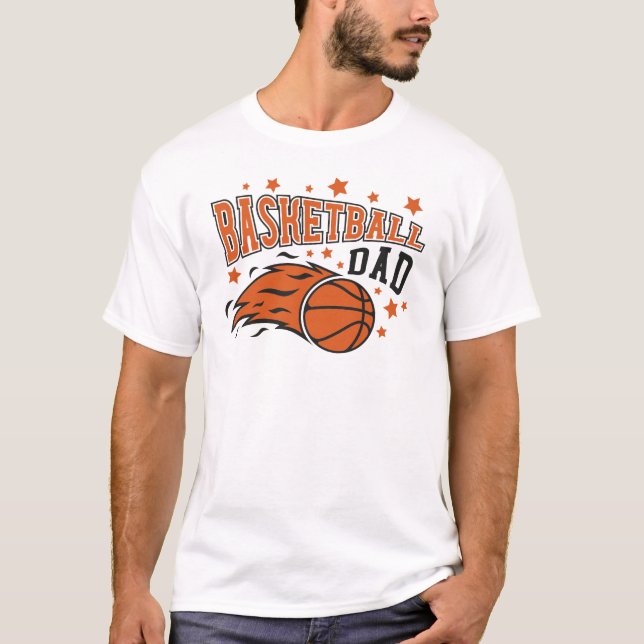 Basketball-Vater T-Shirt (Vorderseite)