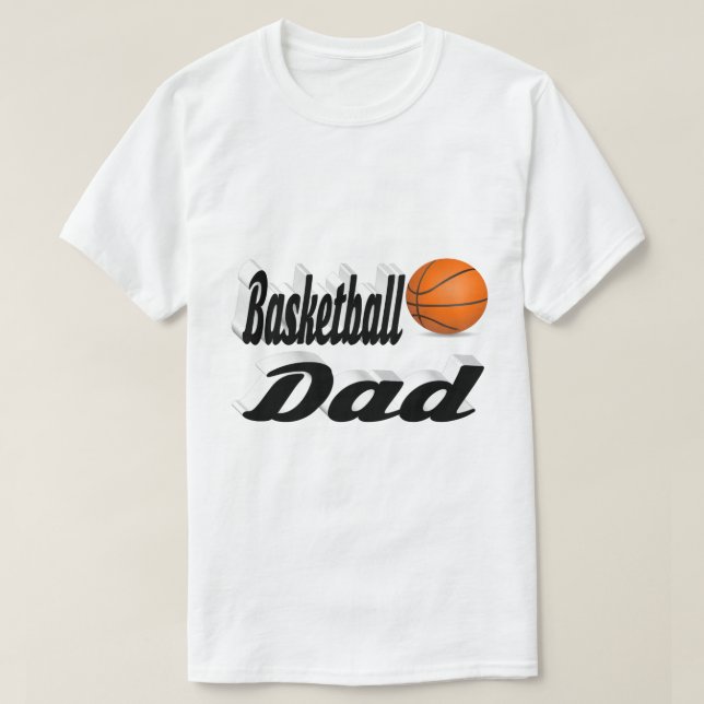 Basketball Vater T - Shirt (Design vorne)