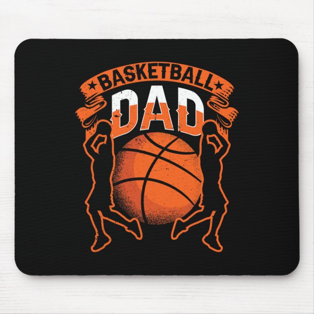 Basketball Vater Trainer Match Team Vater Dadd Mousepad (Vorne)