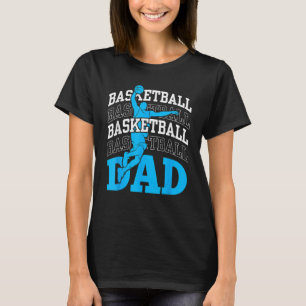 Basketball-Vater-Trainer-Team-Spiel-Player-Vater-V T-Shirt