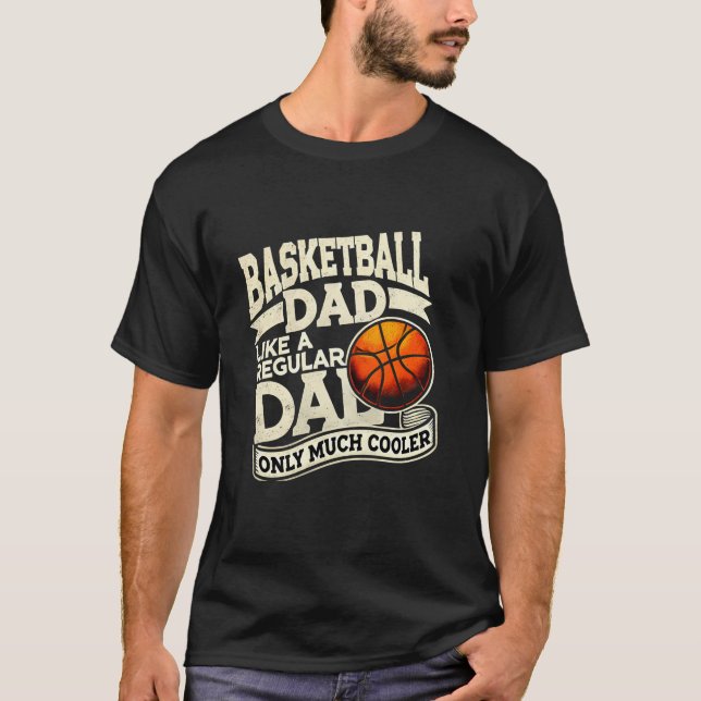 Basketball Vater Vater Lieben Basketball T Shirt (Vorderseite)