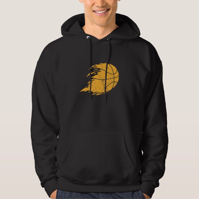 Basketball verbrennt hoodie (Vorderseite)