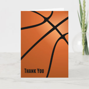 Basketball Vielen Dank für Ihre Freundlichkeit Dankeskarte