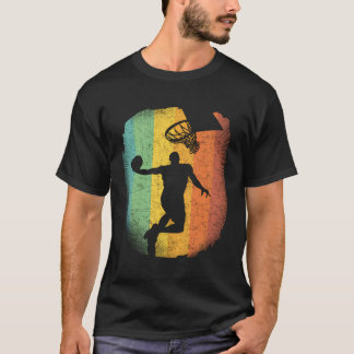 Basketball Vintag Grafik-Basketball-Player-Geschen T-Shirt