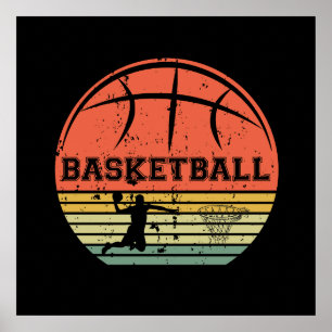 Basketball Vintag Poster