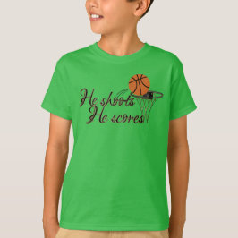 Basketball Vneck T - Shirt