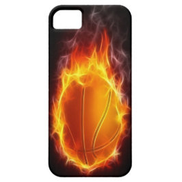 Basketball von Feuer iPhone 5 Fall iPhone 11 Hülle