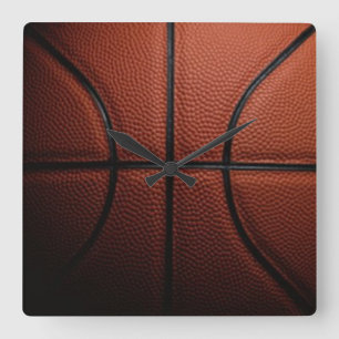 Basketball Wall Clock Quadratische Wanduhr