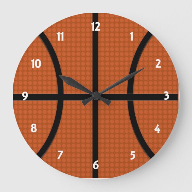 Basketball-Wall-Uhr Große Wanduhr (Vorderseite)