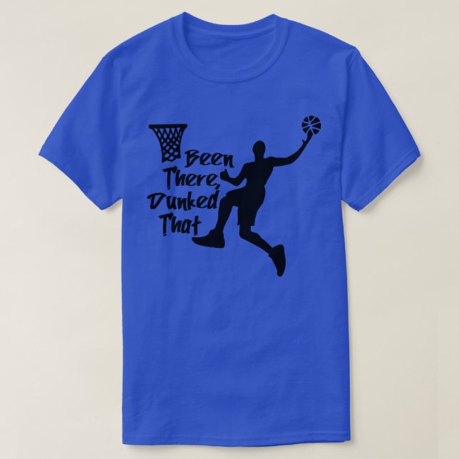 Basketball war dort dunkel, T-Shirt (Design vorne)
