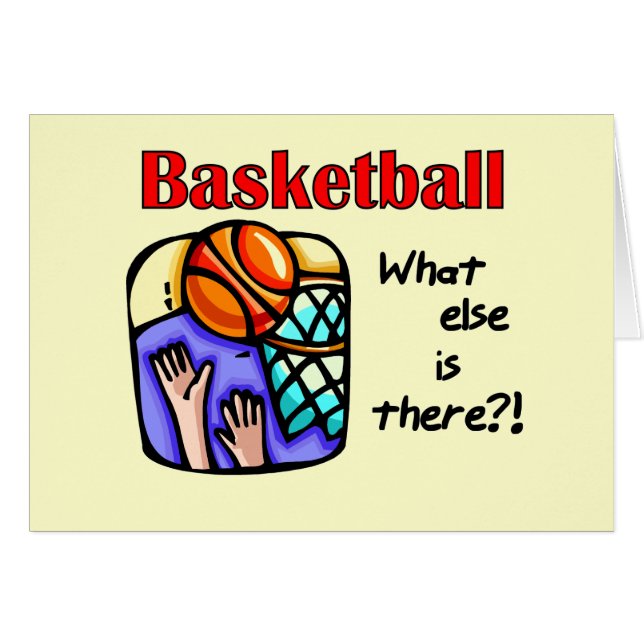 Basketball was sonst T - Shirts und Geschenke (Vorderseite (Horizontal))