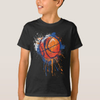 Basketball Wasserfarbe Zeichnend Artwork Basketbal