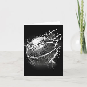 Basketball Watercolor Basketball Lover Artwork Spa Karte
