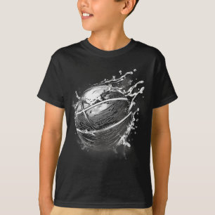 Basketball Watercolor Basketball Lover Artwork Spa T-Shirt