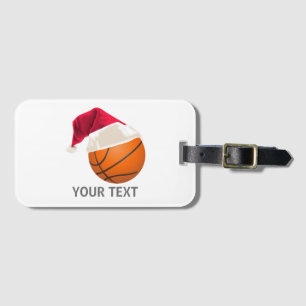 Basketball Weihnachten Gepäckanhänger
