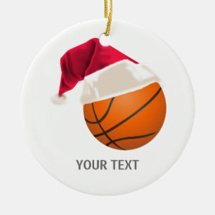 Basketball Weihnachten Keramikornament