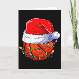 Basketball-Weihnachts-Jungen-Bekleidung, Lustiger Karte