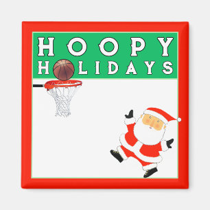 Basketball Weihnachts-Kleine Geschenk Magnet