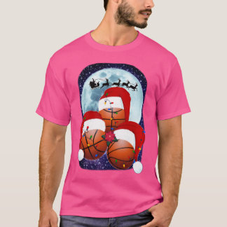 Basketball Weihnachts-Weihnachtsmannmütze Moon Ren T-Shirt