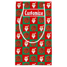 Basketball Weihnachtsball Kundenname Name Santa Ba