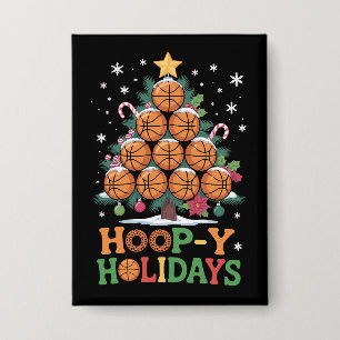 Basketball-Weihnachtsferien Sport Button