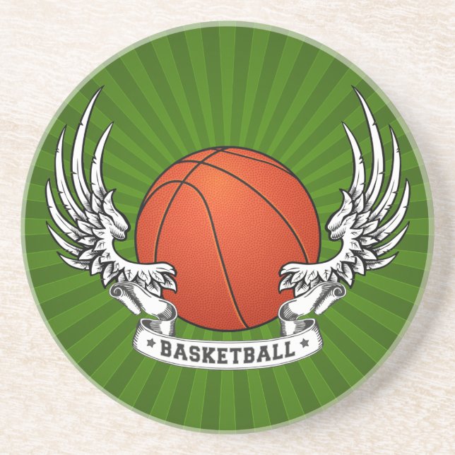 Basketball Wings Untersetzer (Vorne)