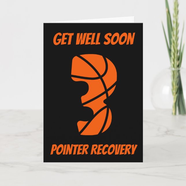 Basketball wird bald gut karte (Vorderseite)