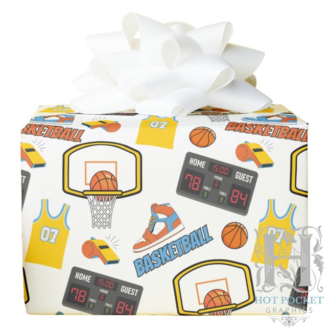 Basketball-Wrapper Geschenkpapier (Von Creator hochgeladen)