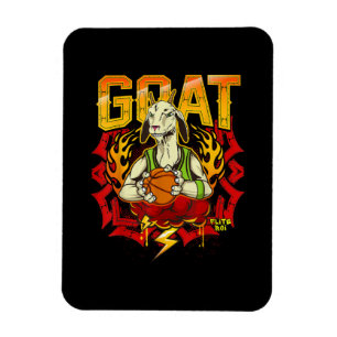 Basketball-Ziegengeschenk Magnet