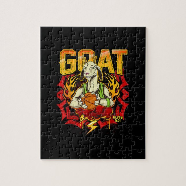 Basketball-Ziegengeschenk Puzzle (Vertikal)