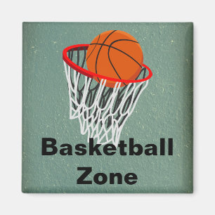 Basketball-Zonen-Magnet Magnet