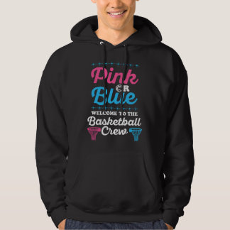 Basketball zur Geschlechtsenthüllung für eine Bask Hoodie