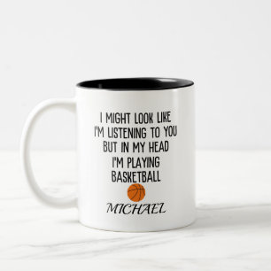 Basketball Zweifarbige Tasse