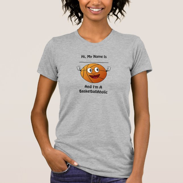 BasketballAlkoholischer T - Shirt (Vorderseite)