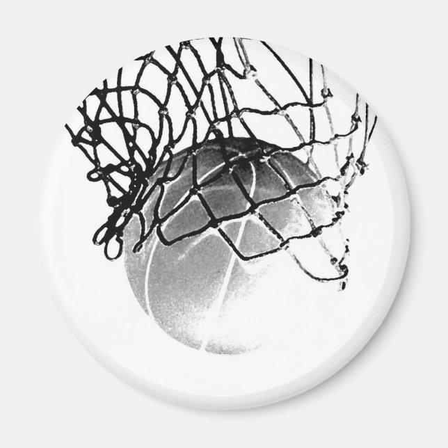Basketballball Magnet (Vorne)