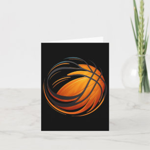 Basketballball mit Linien Karte
