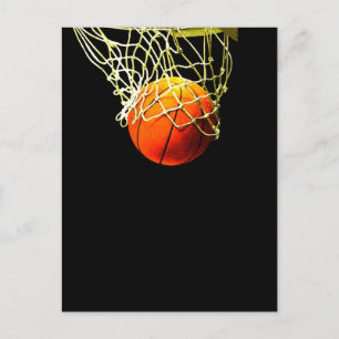 Basketballball Postkarte