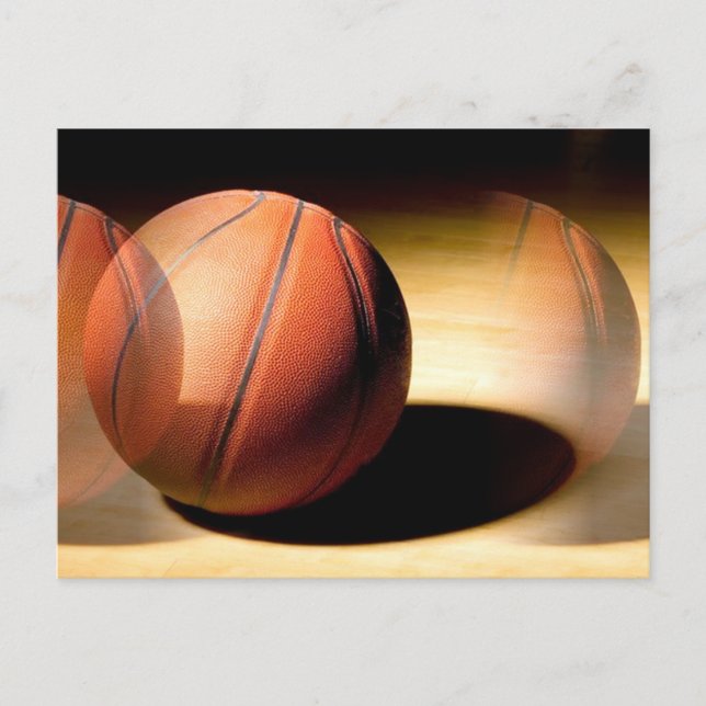 Basketballball Postkarte (Vorderseite)