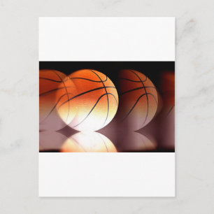 Basketballball Postkarte