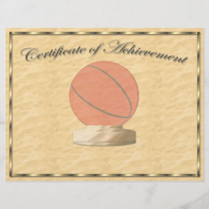 Basketballbescheinigung