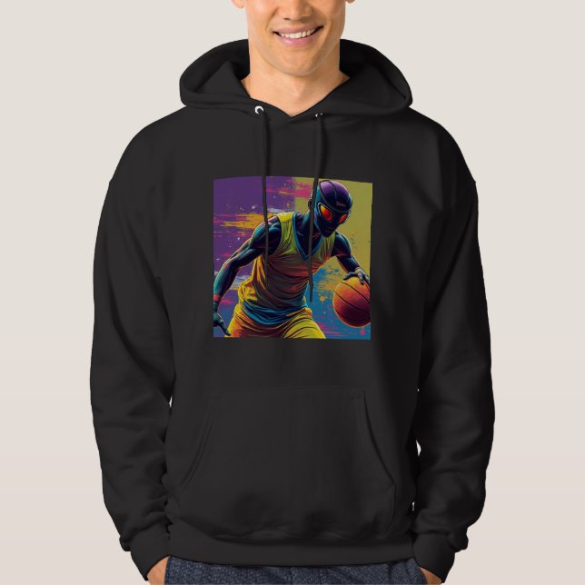 BASKETBALLDESIGN 1 HOODIE (Vorderseite)