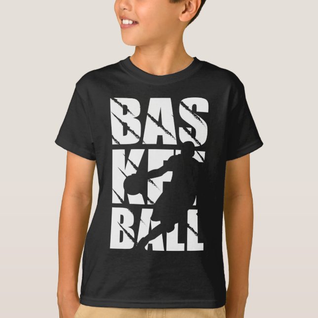 Basketballdesign für Basketballspieler und Basketb T-Shirt (Vorderseite)