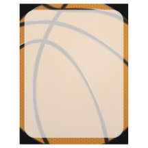 Basketballdesign in Orange und Schwarz
