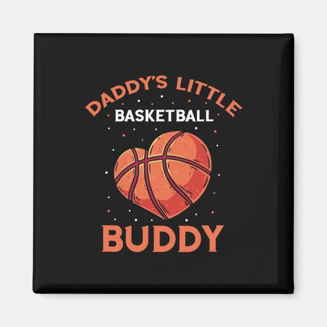Basketballdesign - Mädchen, die Basketball Lieben Magnet (Vorne)