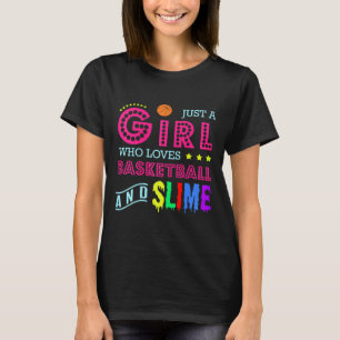 Basketballdesign - Mädchen, die Basketball Lieben T-Shirt