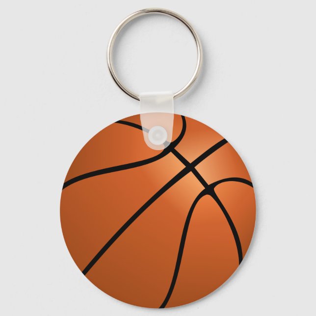 Basketballdesign Schlüsselanhänger (Vorderseite)