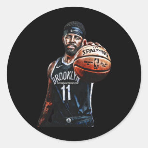 Basketballdesigns Runder Aufkleber