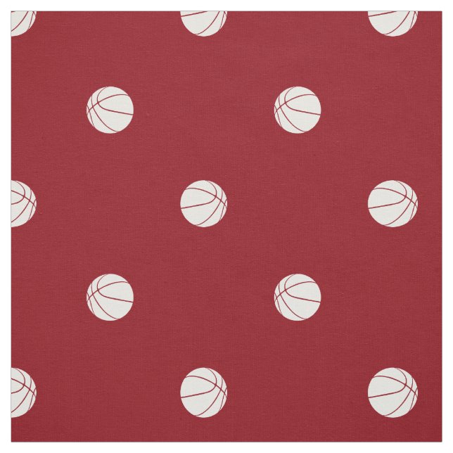 Basketbälle mit Punkten ANY Hintergrund-Drop-Muste Stoff (Muster)